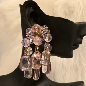 Vintage pastel Cluster Earrings
